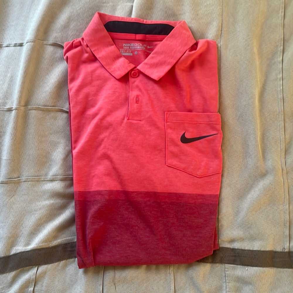 Mens Nike Golf Tour Polo Size M Worn Once